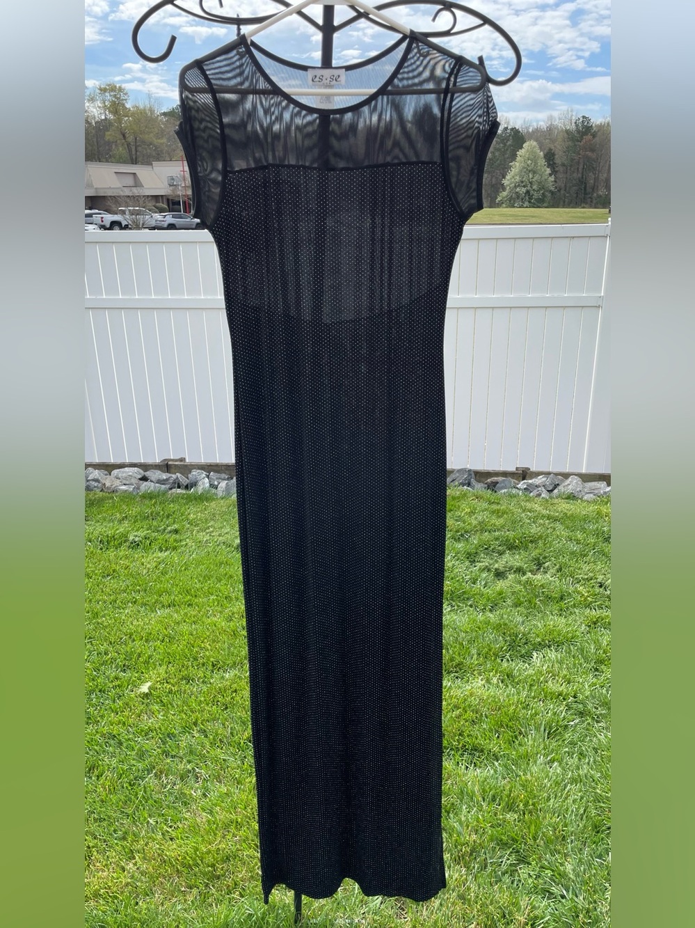 Long Black Sparkly Dress